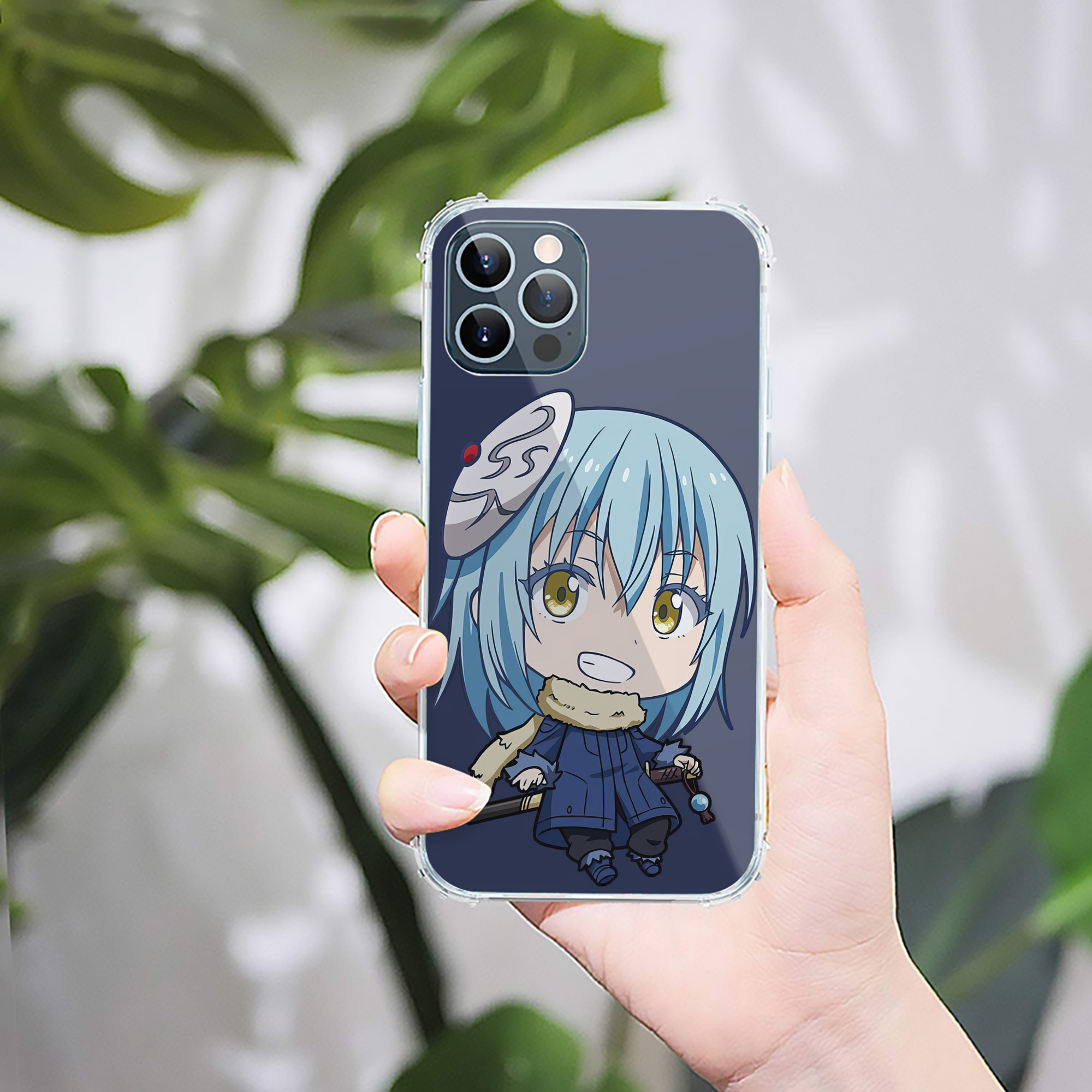 （画像用） 転スラ Regarding Reincarnated to Slime 【iPhone 12シリーズ対応】透明スマホケース（クリアソフトケース）